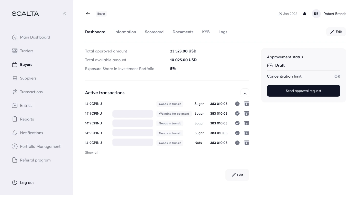 A platform for full records and control of B2B transactions. — Image 3 of 10