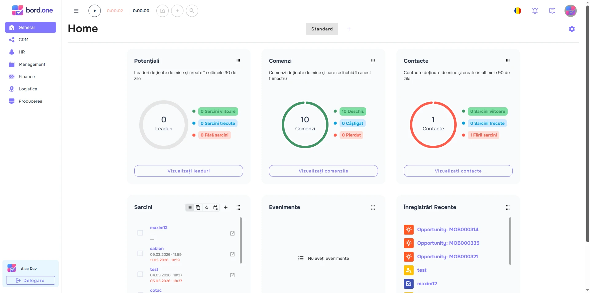 A modular ERP/CRM for managing sales, tasks and finances — Image 1 of 6