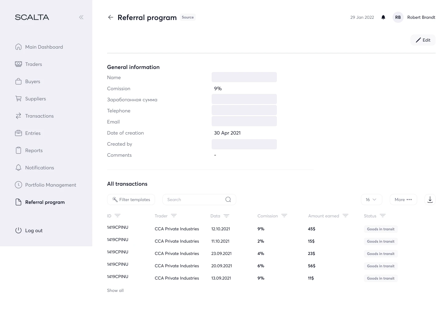 A platform for full records and control of B2B transactions. — Image 2 of 10