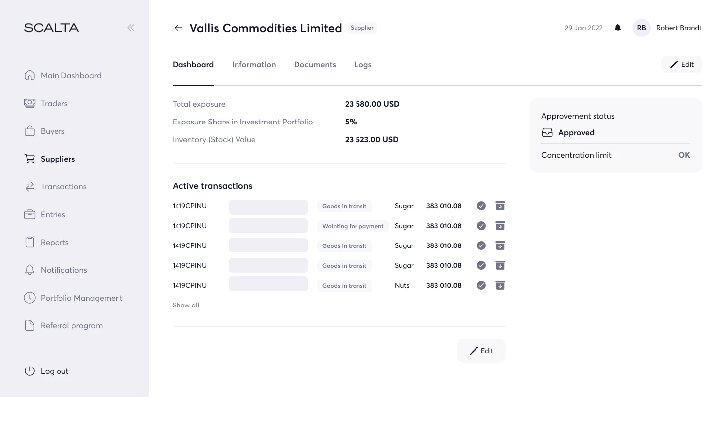 A platform for full records and control of B2B transactions. — Image 4 of 10