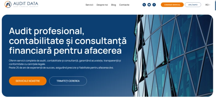 Site corporativ AUDIT DATA